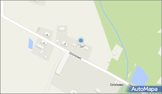 Gronowo, Gronowo, 15A, mapa Gronowo