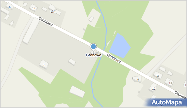Gronowo, Gronowo, 8, mapa Gronowo