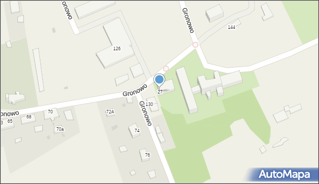 Gronowo, Gronowo, 27, mapa Gronowo