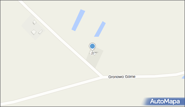 Gronowo Górne, Gronowo Górne, 10, mapa Gronowo Górne