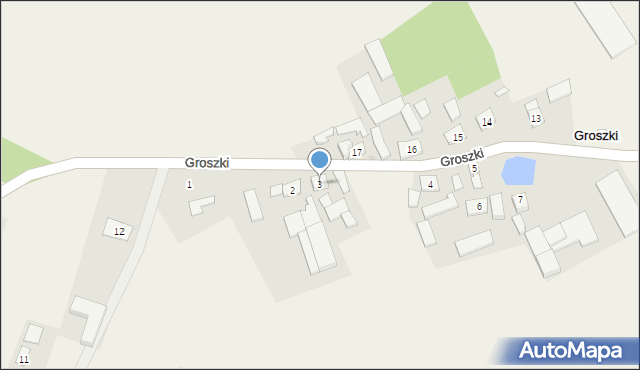 Groszki, Groszki, 3, mapa Groszki