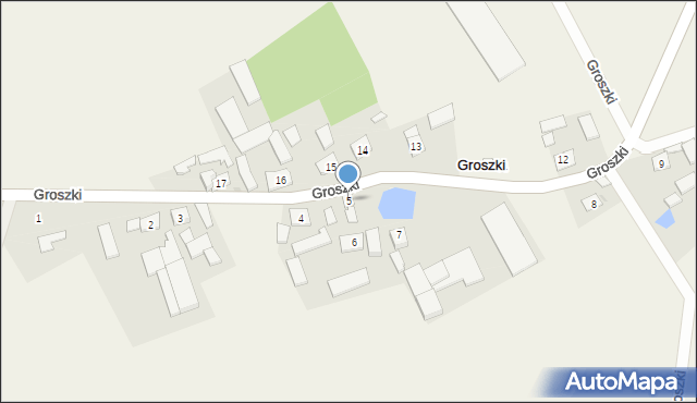 Groszki, Groszki, 5, mapa Groszki