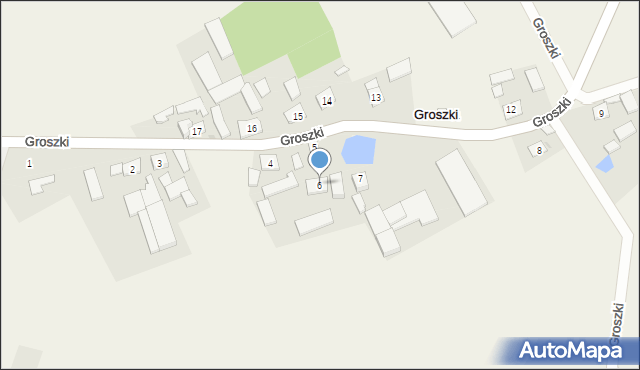 Groszki, Groszki, 6, mapa Groszki