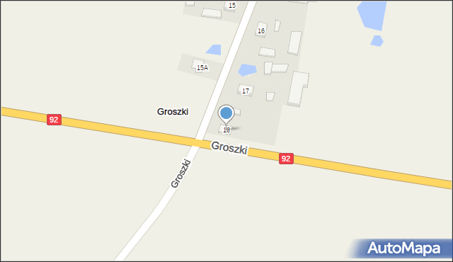 Groszki, Groszki, 18, mapa Groszki