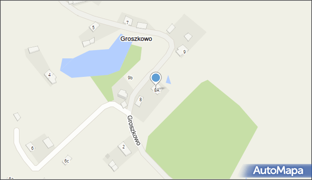 Groszkowo, Groszkowo, 9A, mapa Groszkowo