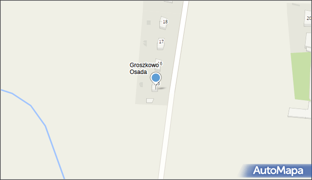Groszkowo, Groszkowo, 15A, mapa Groszkowo