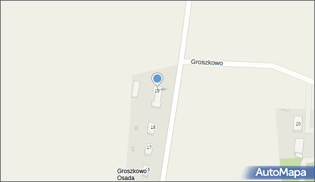 Groszkowo, Groszkowo, 19, mapa Groszkowo