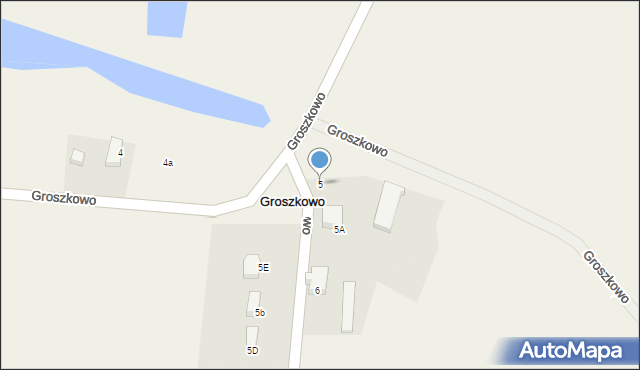 Groszkowo, Groszkowo, 5, mapa Groszkowo