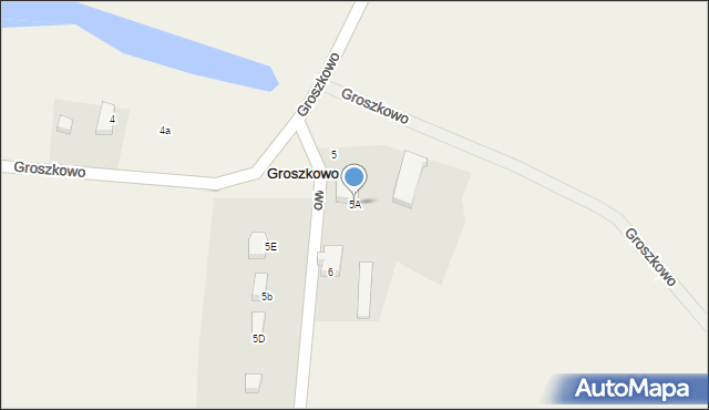 Groszkowo, Groszkowo, 5A, mapa Groszkowo