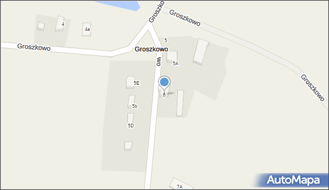 Groszkowo, Groszkowo, 6, mapa Groszkowo