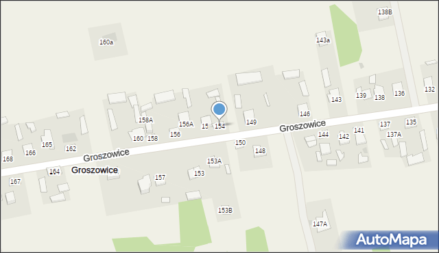 Groszowice, Groszowice, 154, mapa Groszowice