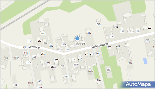 Groszowice, Groszowice, 248, mapa Groszowice