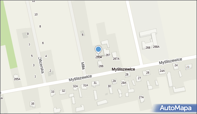 Groszowice, Groszowice, 266A, mapa Groszowice