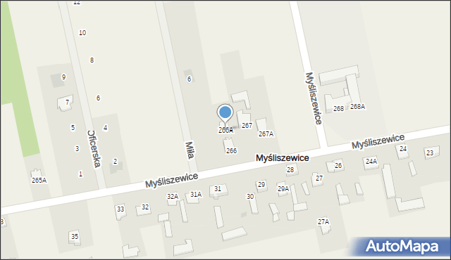 Groszowice, Groszowice, 266A, mapa Groszowice