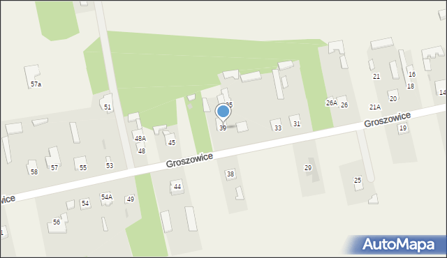 Groszowice, Groszowice, 39, mapa Groszowice