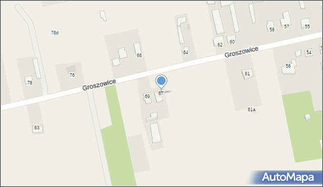 Groszowice, Groszowice, 67, mapa Groszowice