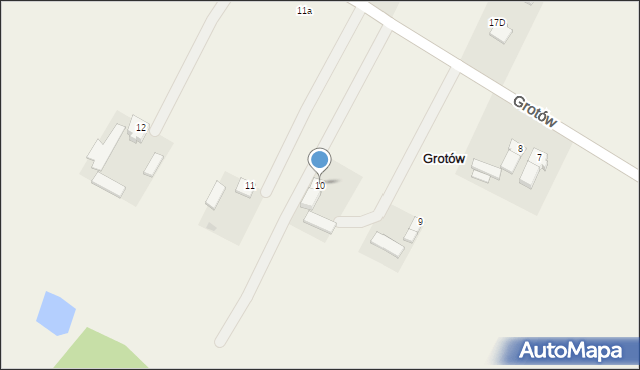 Grotów, Grotów, 10, mapa Grotów