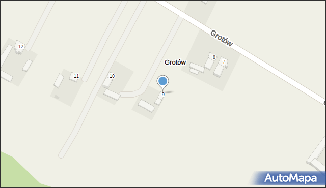 Grotów, Grotów, 9, mapa Grotów