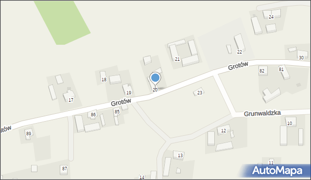 Grotów, Grotów, 20, mapa Grotów