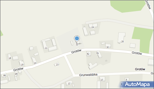 Grotów, Grotów, 22, mapa Grotów