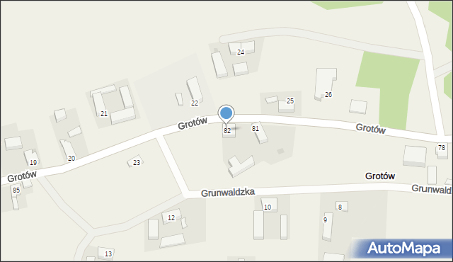 Grotów, Grotów, 82, mapa Grotów