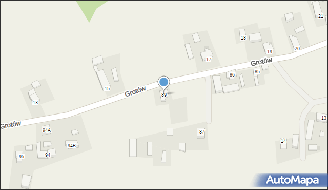 Grotów, Grotów, 89, mapa Grotów