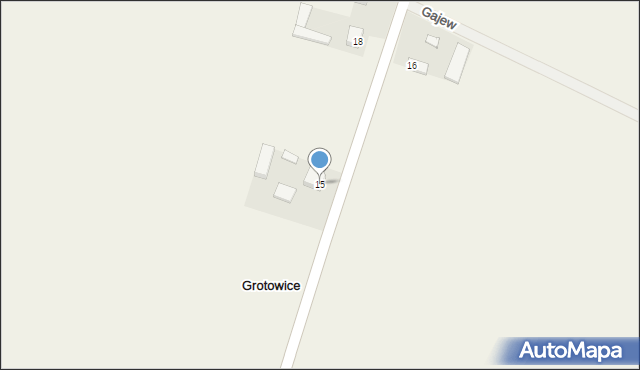 Grotowice, Grotowice, 15, mapa Grotowice