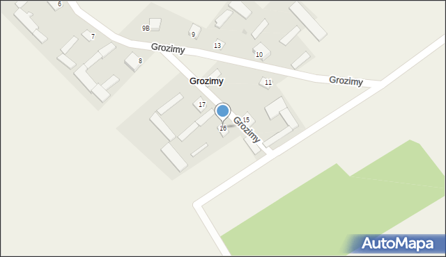 Grozimy, Grozimy, 16, mapa Grozimy