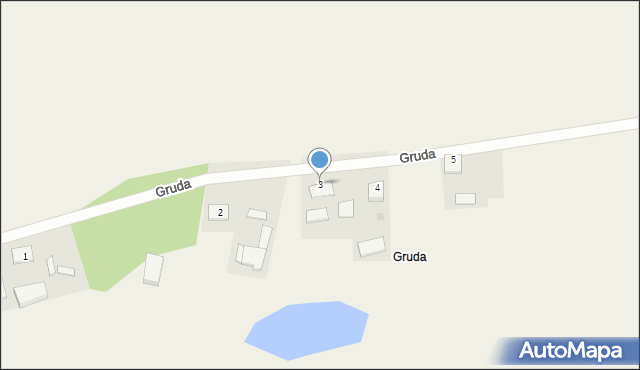 Gruda, Gruda, 3, mapa Gruda