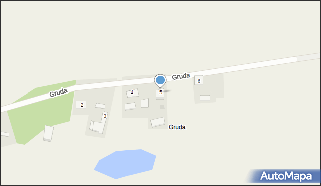 Gruda, Gruda, 4, mapa Gruda