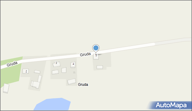 Gruda, Gruda, 5, mapa Gruda