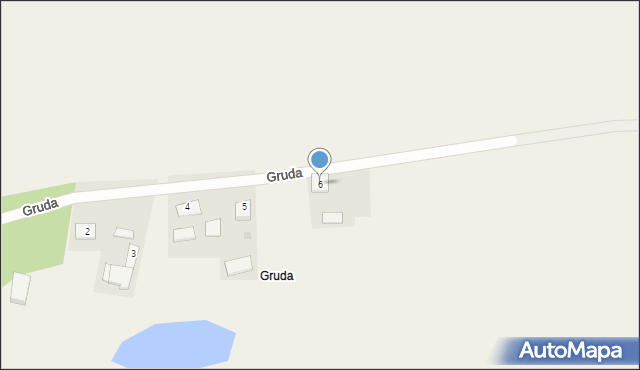 Gruda, Gruda, 6, mapa Gruda