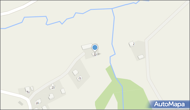 Grudna Dolna, Grudna Dolna, 22, mapa Grudna Dolna