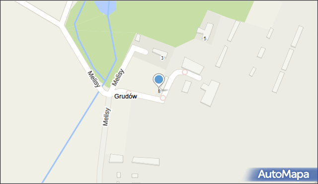 Grudów, Grudów, 8, mapa Grudów