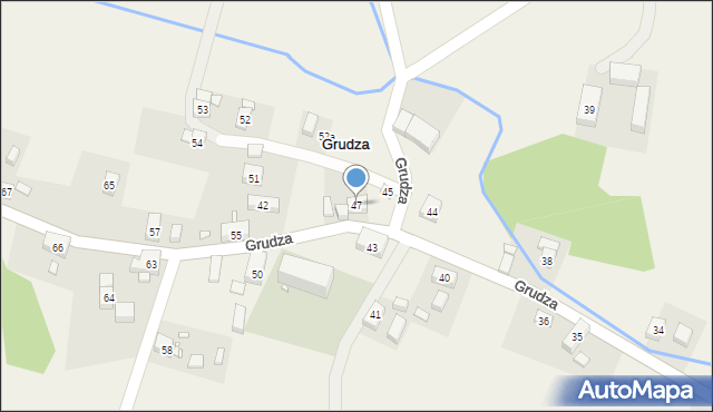 Grudza, Grudza, 47, mapa Grudza