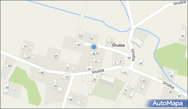 Grudza, Grudza, 51, mapa Grudza