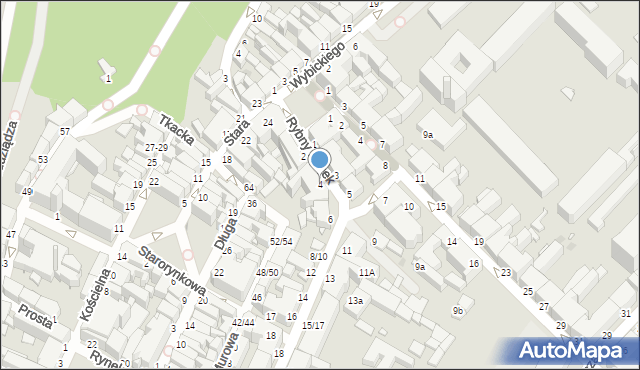 Grudziądz, Groblowa, 4, mapa Grudziądza