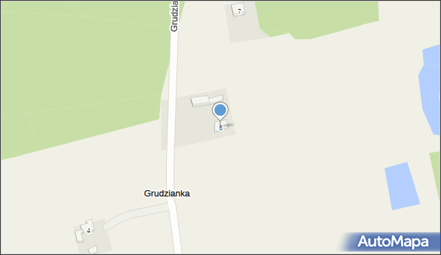 Grudzianka, Grudzianka, 6, mapa Grudzianka