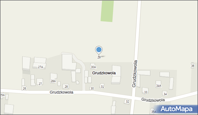 Grudzkowola, Grudzkowola, 29, mapa Grudzkowola