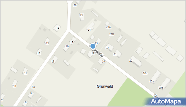 Grunwald, Grunwald, 18, mapa Grunwald