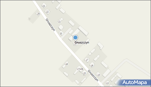 Gruszczyn, Gruszczyn, 19, mapa Gruszczyn