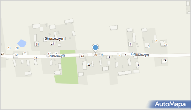 Gruszczyn, Gruszczyn, 10, mapa Gruszczyn