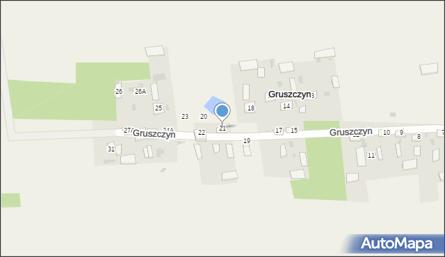 Gruszczyn, Gruszczyn, 21, mapa Gruszczyn