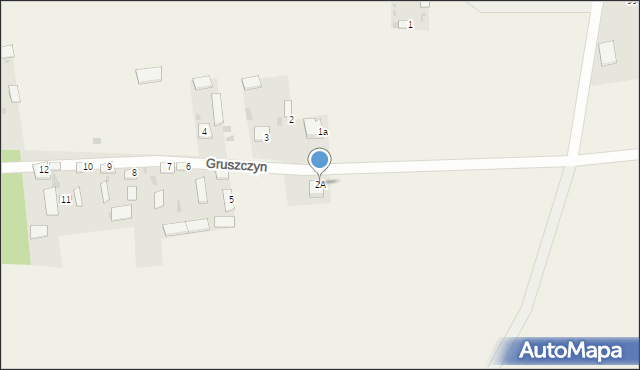 Gruszczyn, Gruszczyn, 2A, mapa Gruszczyn