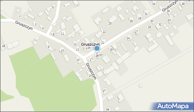 Gruszczyn, Gruszczyn, 18, mapa Gruszczyn