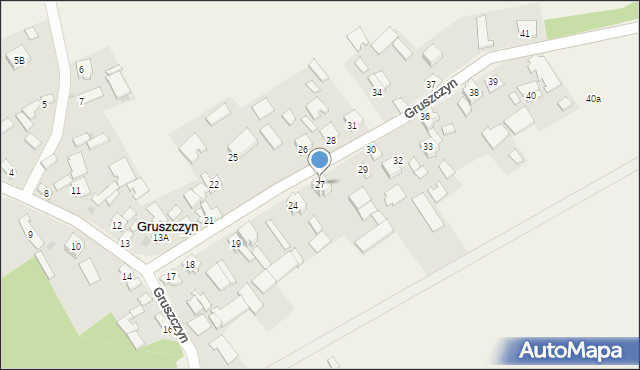 Gruszczyn, Gruszczyn, 27, mapa Gruszczyn