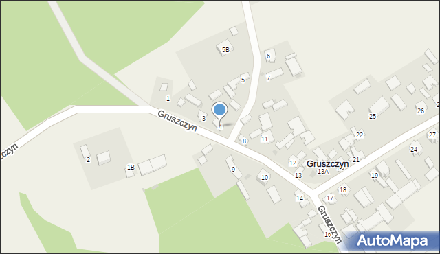 Gruszczyn, Gruszczyn, 4, mapa Gruszczyn