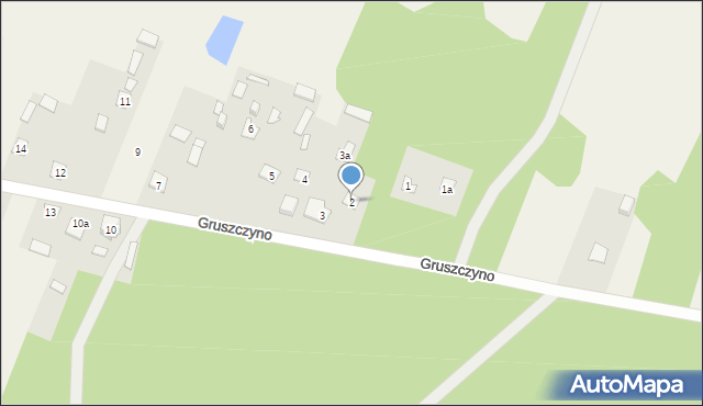 Gruszczyno, Gruszczyno, 2, mapa Gruszczyno