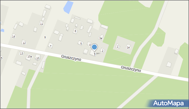 Gruszczyno, Gruszczyno, 3, mapa Gruszczyno