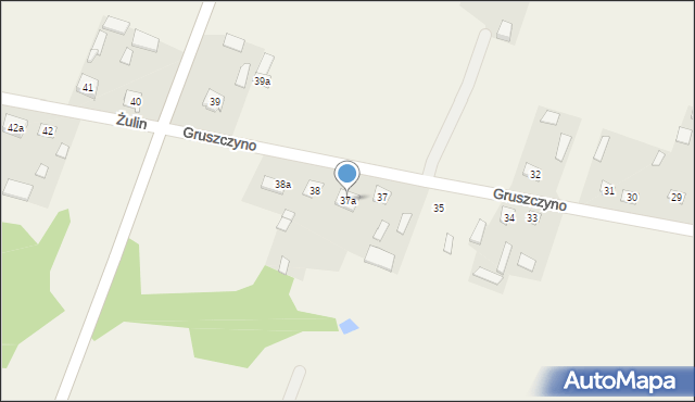 Gruszczyno, Gruszczyno, 37a, mapa Gruszczyno